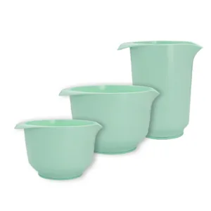 Set of 3 Mixing and Serving Bowl Turquoise