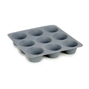 Silicone Muffin Mold Nine Cups 75ml